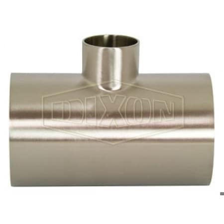Dixon Weld Reducing Tee, 2 x 1 in, 316L SS, Domestic B7RWWW-R200100P
